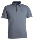 Swannies James Polo with Logo- Navy Heather